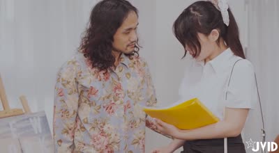 JVID.居家监禁新手美女观护人首次上门检查没想到被五年没碰女人的出狱猛男盯上-婕咪